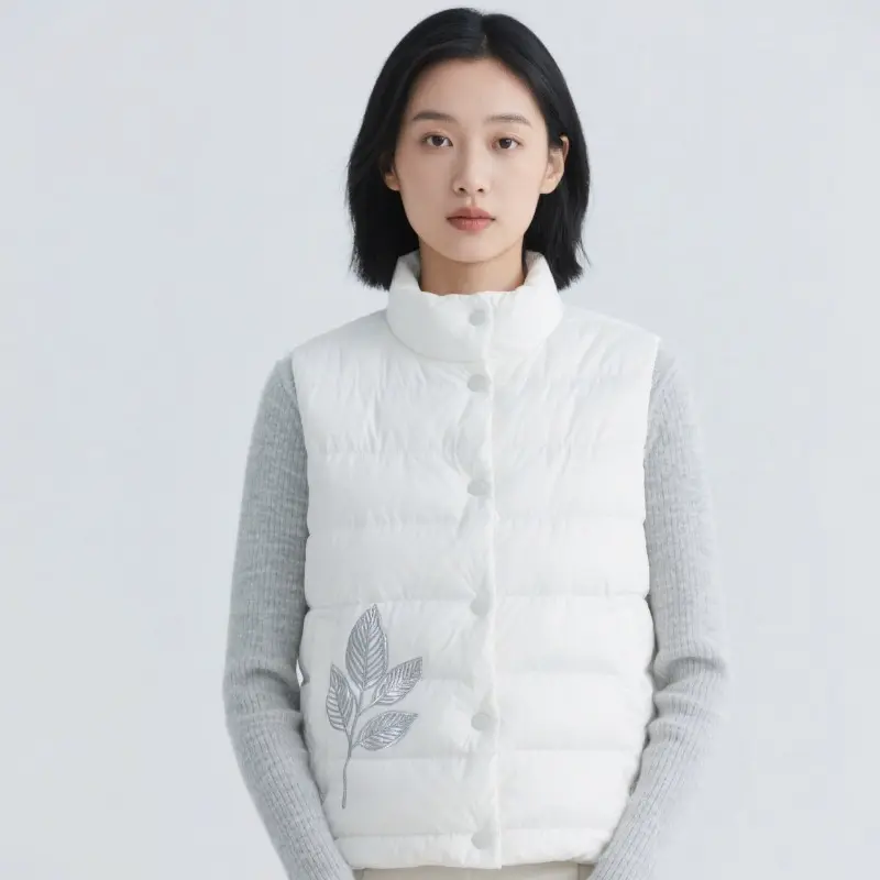 輕薄羽絨服無袖馬甲女裝